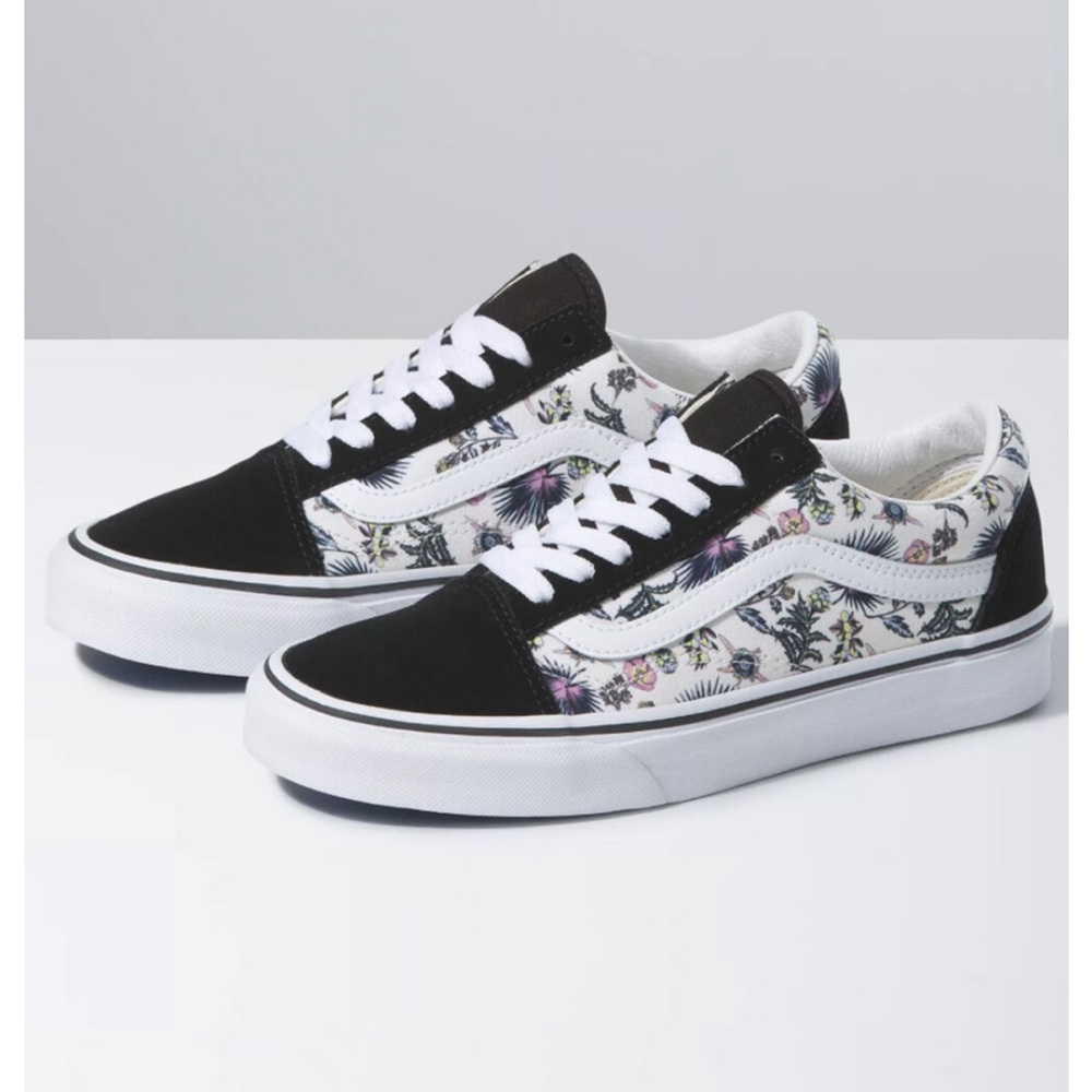 VANS Paradise Floral Old Skool Womens 9, Men’s 7.5 Worn Twice EUC